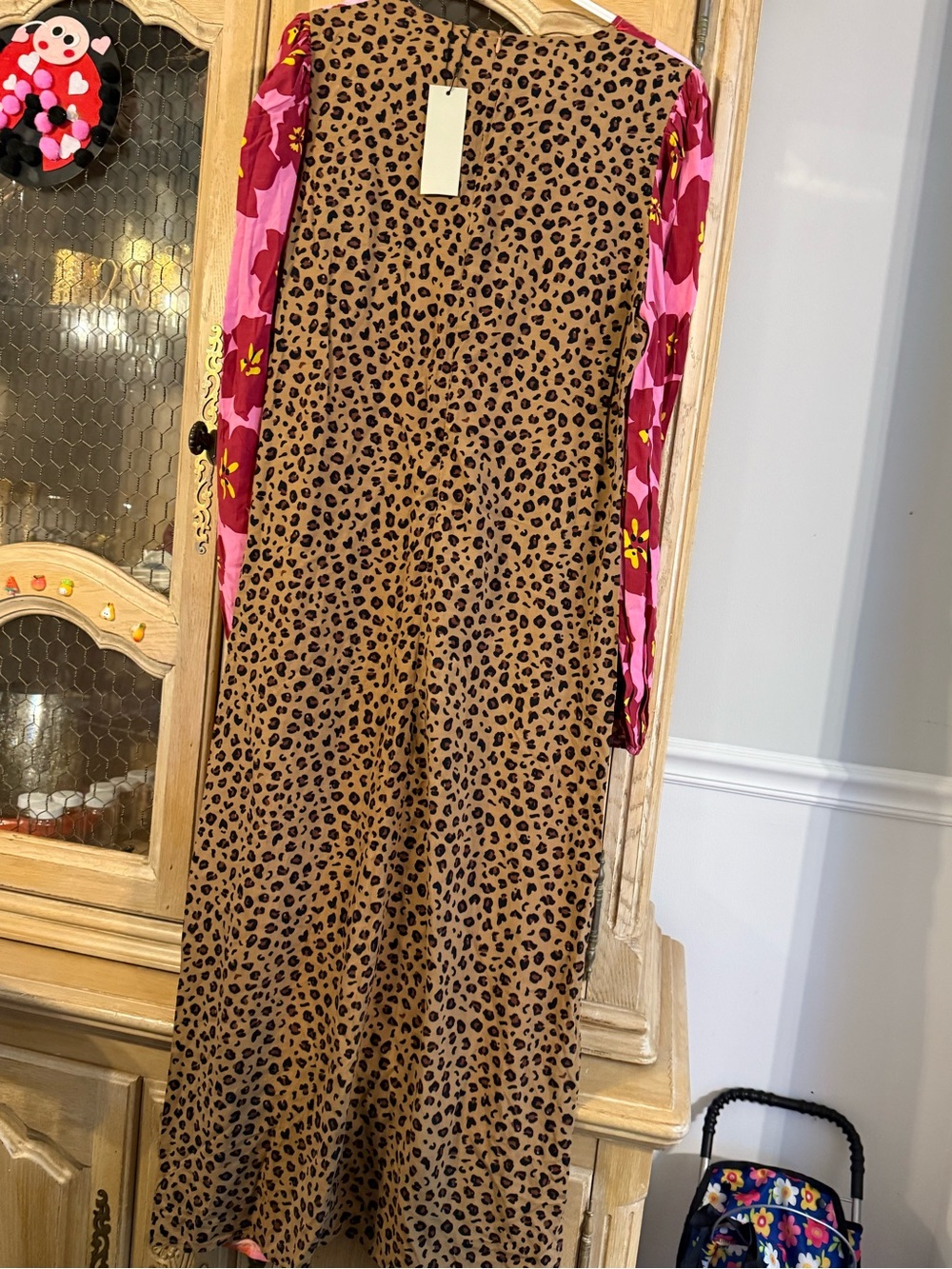 Never Fully Dressed Pink and Orange Floral Maxi Dress (Msrp 200+) - Picture 5 of 7